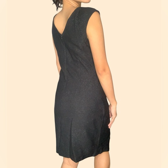 NWT New York & Company Black Midi Dress Size 2 Business Casual Office Siren - Picture 5 of 6